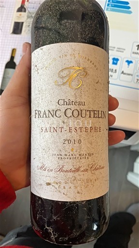 Bordeaux Saint-Estèphe Château Franc Coutelin 2010