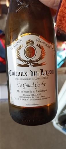 Thung lũng sông Loire Coteaux-du-layon Domaine Launay Le Grand Goulet Không niên vụ
