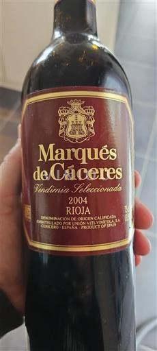 La Rioja Rioja Marqués de Cáceres Vendimia Seleccionada 2004