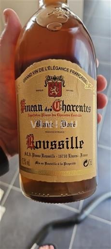 Poitou-Charentes Pineau des Charentes Roussille Blanc Doré Niet-geïntegreerd