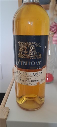Bordeaux Sauternes Boubée Réserve 2010