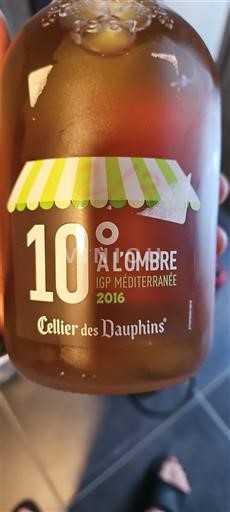 Provence, hạ lưu Rhône, Corse Địa Trung Hải Cellier des Dauphins 10° à l'Ombre 2016