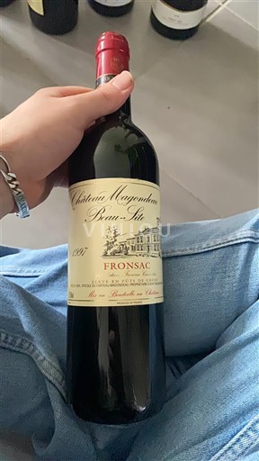 Bordéus Fronsac Château Mayne-Vieil Beau-Site 1997