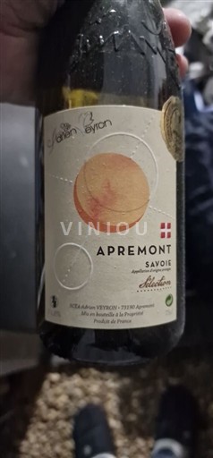 Savoie og Bugey Apremont Domaine Adrien Veyron Célestium 2018