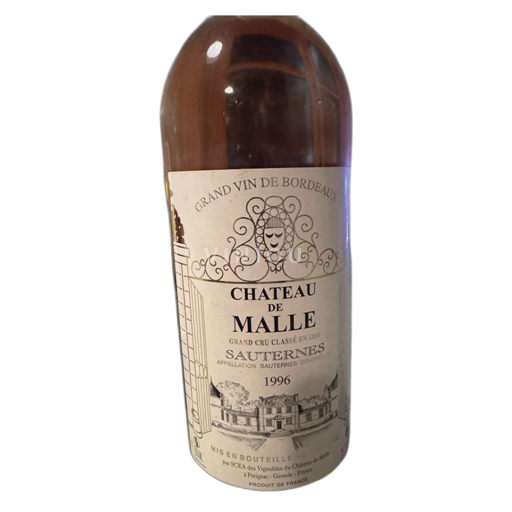 Bordeaux Sauternes Chateau de Malle 1996