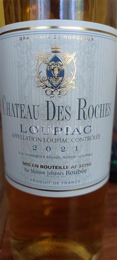 Bordeaux Loupiac Château S Roches 2021