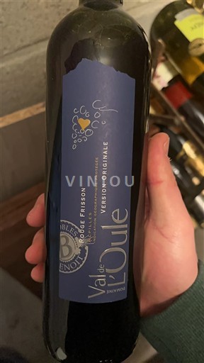 Vine Rouge sec Projet Frisson Version Originale Domaine Val de l'Oule 2023 Frankrig Rhône-dalen Ikke specificeret AOC