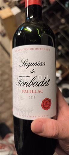 Bordeaux Pauillac Fonbadet Séquoias de Fonbadet 2019