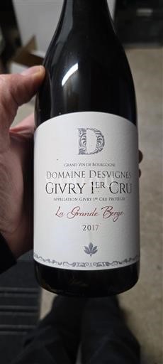 Borgoña No especificado Premier Cru Domaine Svignes La Grande Berge 2017