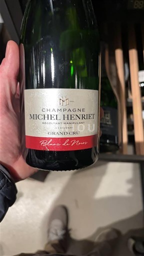 Champagne Sâm-panh Grand Cru Michel Henriet Blanc de Noirs Không niên vụ