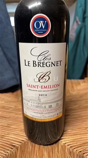 Bordeaux Saint-Émilion Clos Le Brégnet 2014
