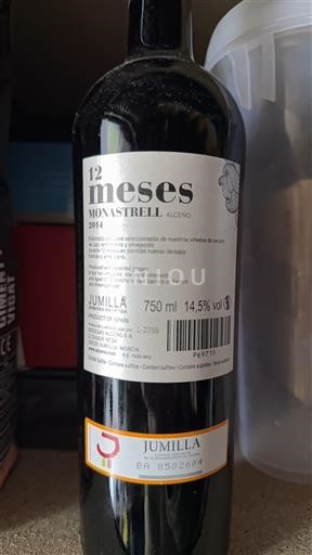 Murcia Jumilla Alceño 12 Meses Monastrell 2014
