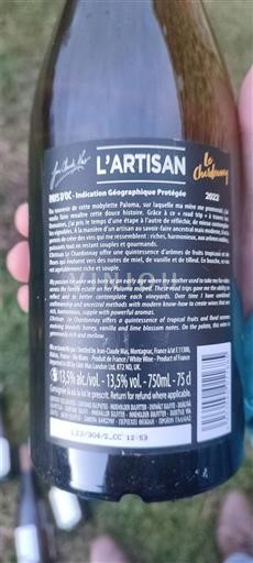 Sudoeste Côtes de Gascogne Jean claude mas L'Artisan 2022