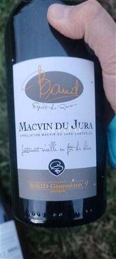 Jura Rượu Macvin-du-jura Domaine Baud Génération 9 Không niên vụ