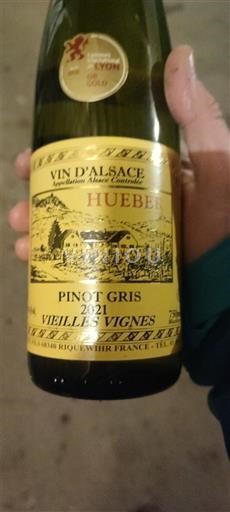 Alsace Pinot xám Hueber Vieilles Vignes 2021