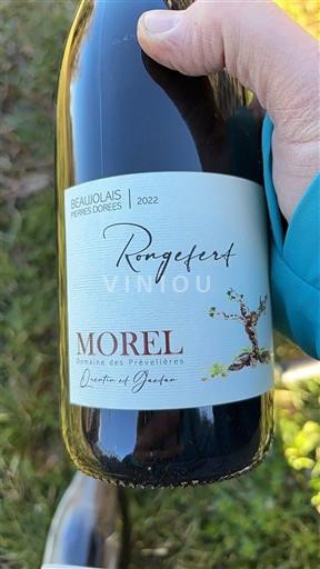 Beaujolais Không được chỉ định Domaine S Prévelières Rongefer 2022