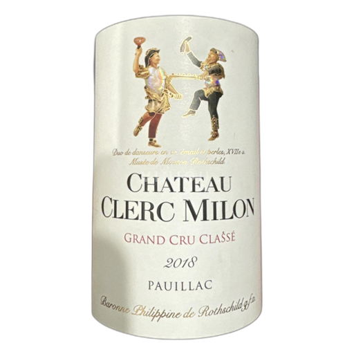 Bordeaux Pauillac Chateau Clerc Milon 2018