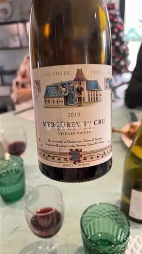 Borgogna Mercurey Premier Cru Domaine Suremain Vieilles Vignes 2019
