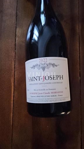 Rhône Valley Saint-Joseph Domaine Jean-Claude Marsanne 2022