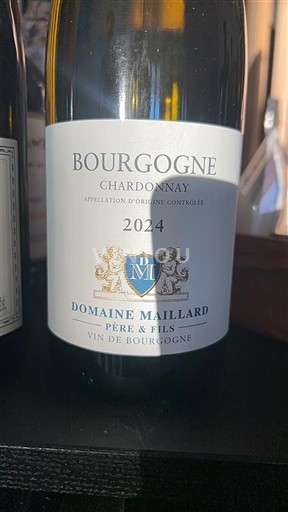 Vinos Blanc sec Domaine Maillard Père & Fils 2024 Francia Borgoña AOC