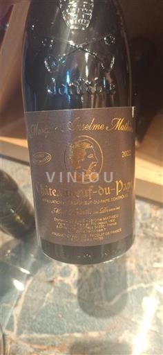 Valle del Ródano Châteauneuf-du-Pape. Marquis d'Assasme Mathieu 2022