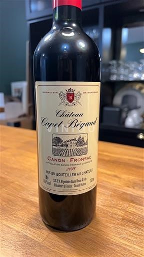 Bordeaux Canon-Fronsac Château Capel Bégnaud Neročník