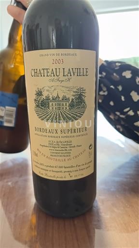Burdeos Bordeaux superior Château Laville 2003