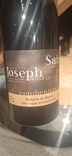 Rhône Valley Saint-Joseph Domaine Mortier Comberière 2023