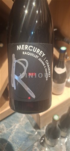 Bourgogne Mercurey Raquillet Jeannin François 2022