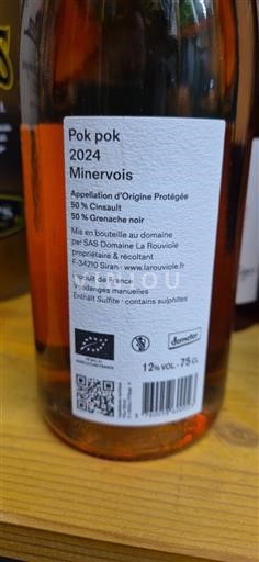 Langvedok Minervois Domaine La Rouviôle Pok pok 2024