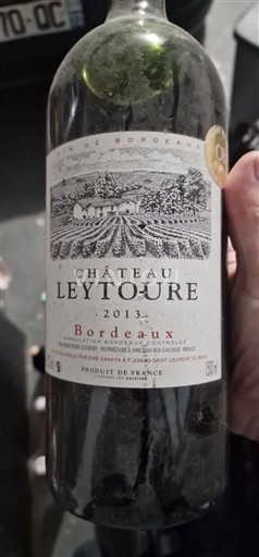 Burdeos Bordeaux Château Leytoure 2013