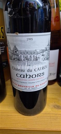 Sydvestfrankrig Cahors Château Cayrou 1995
