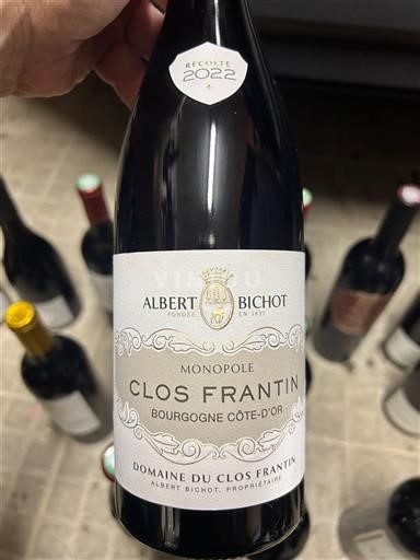 Bourgogne Bourgogne Côte d'Or Domaine Clos Frantin Clos Frantin Monopole 2022