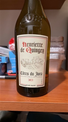 Jura Côtes du Jura Henri Maire Henriette de Quingey 2021