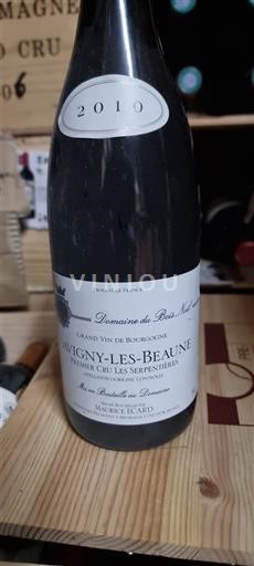 Viner Rouge sec Les Serpentières Domaine Bois Noël 2010 Frankrike Bourgogne Savigny-lès-Beaune AOC Premier Cru