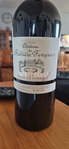Burdeos Bordeaux superior Château Sablière Fongrave 2024
