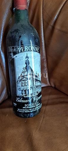 Burdeos Bordeaux Edouard Vigneron Ville de Péronne 1990