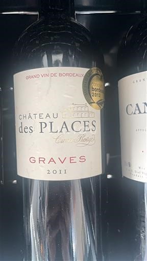 Bordeaux Graves Château S Places 2011