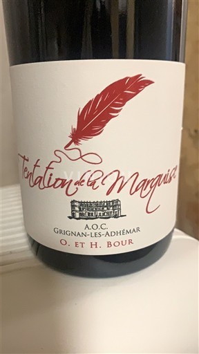 Рона долина Grinjan-le-Ademar O. et H. Bour Tentation de la Marquise Non Millésimé