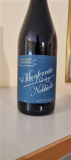 Piedmont Wines Monferrato Fratelli Antonio & Raimondo Monferrato Nebbiolo 2022