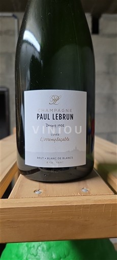 Champagne Sâm-panh Paul Lebrun L'Incontournable Không niên vụ