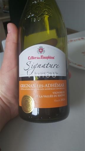 Thung lũng Rhône Grignan-les-adhémar Cellier des Dauphins Signature 2024