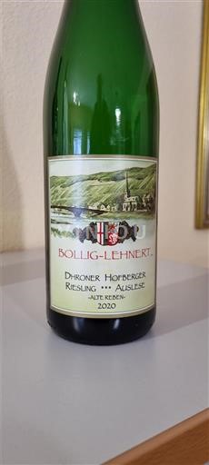 Mosel Bollig-Lehnert Dhroner Hofberger Alte Reben 2020