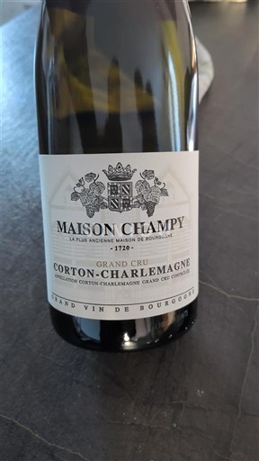 Borgonha Corton-charlemagne Grand Cru Maison Champy Não Sazonado