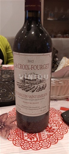 Bordeaux Puisseguin-saint-émilion La Croix-Fourget 2012