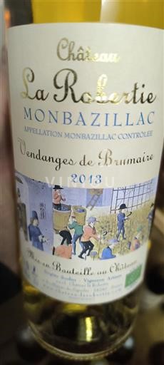 Tây Nam Monbazillac Château La Robertie Vendanges de Brumaire 2013