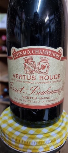Šampanja Coteaux Champenois Terrot-Boullenot Vertus Rouge 2015
