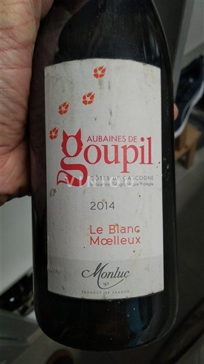 Sørvest Côtes de Gascogne Monluc Aubaïnes de Goupil Le Blanc Moelleux 2014