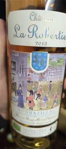 Tây Nam Monbazillac Château La Robertie 2013