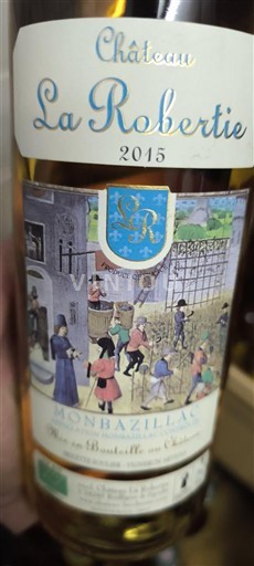 Tây Nam Monbazillac Château La Robertie 2015